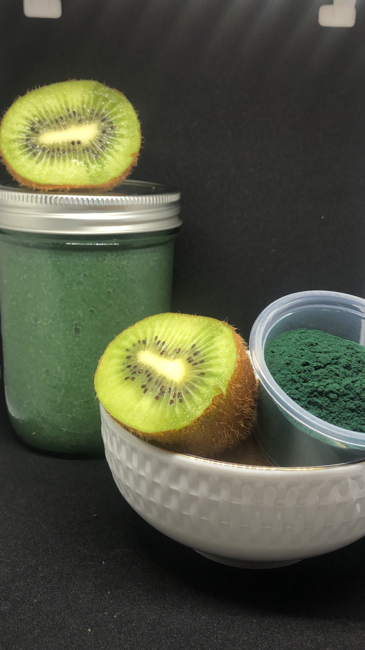Kiwi spirulina seamoss