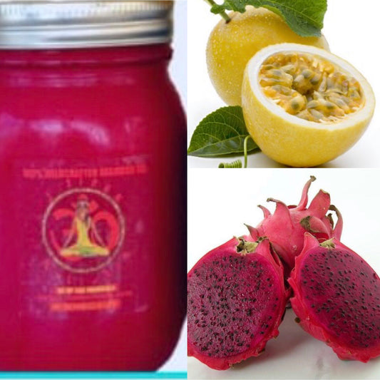 Passion dragon seamoss gel(passion&dragon fruit)